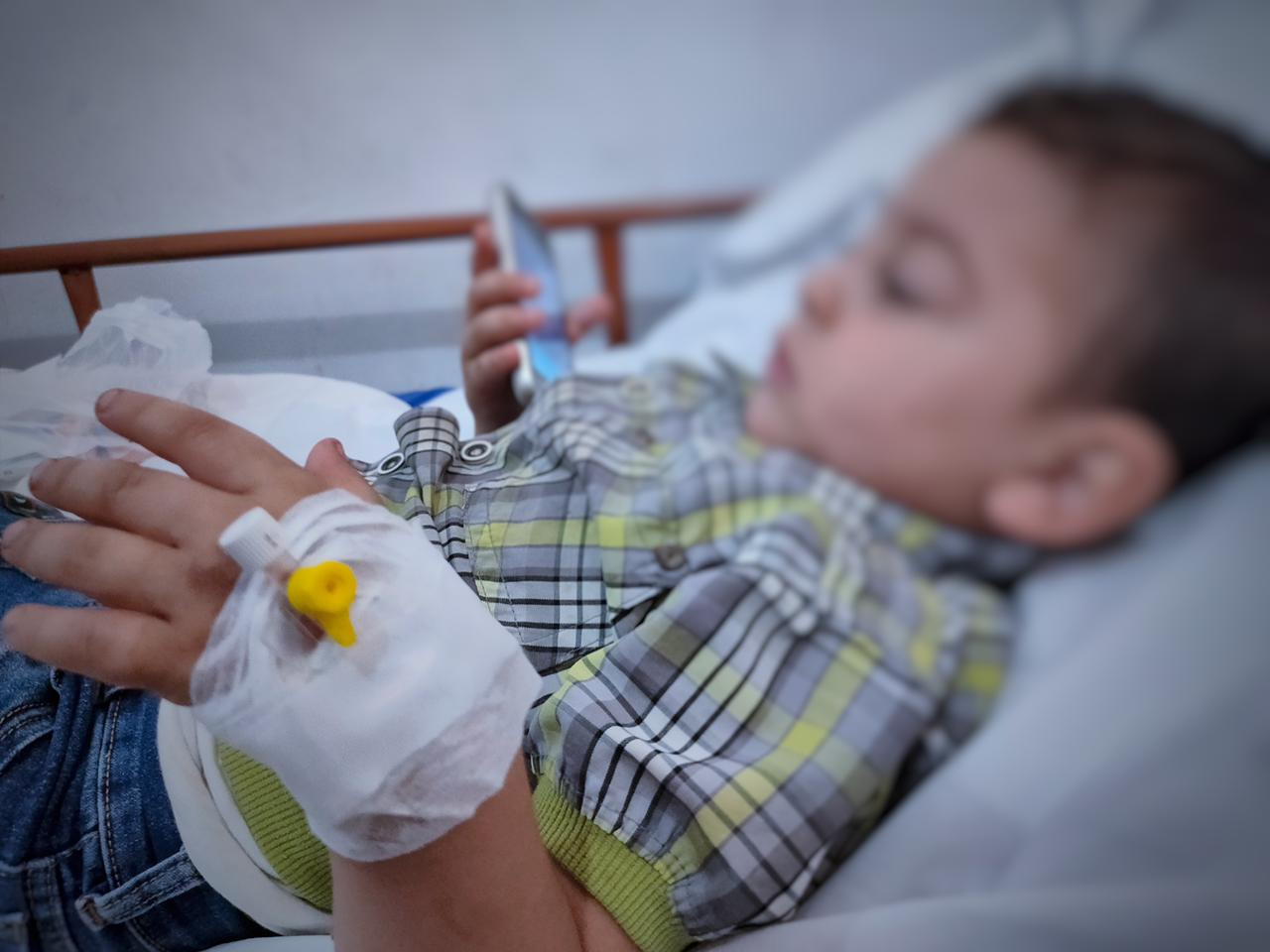 Bara'a has to receive his medications urgently
