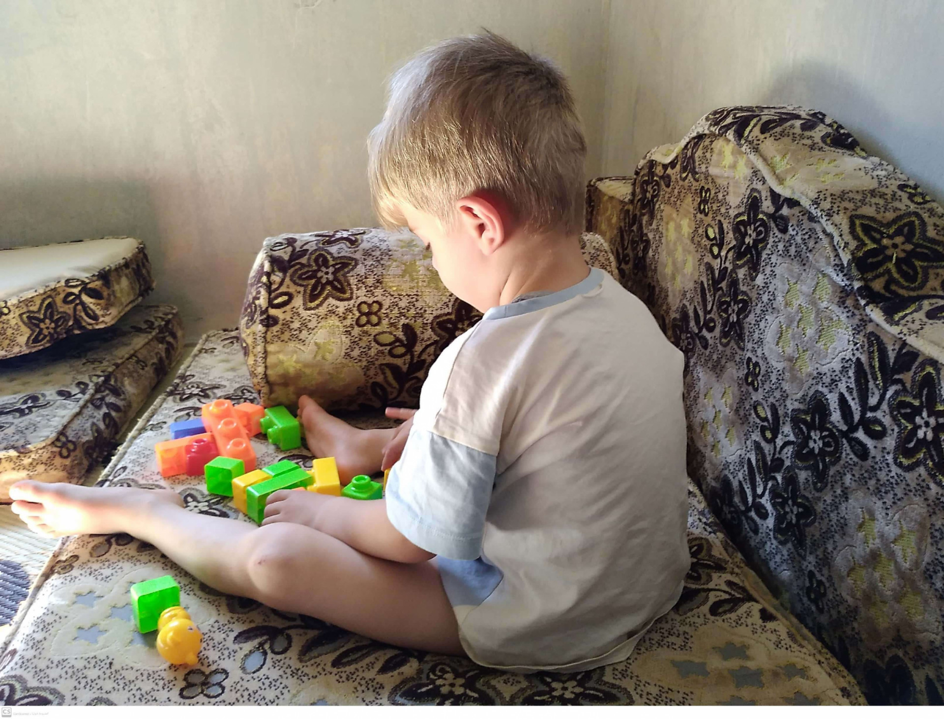 Riyad is an orphan boy from Idlib