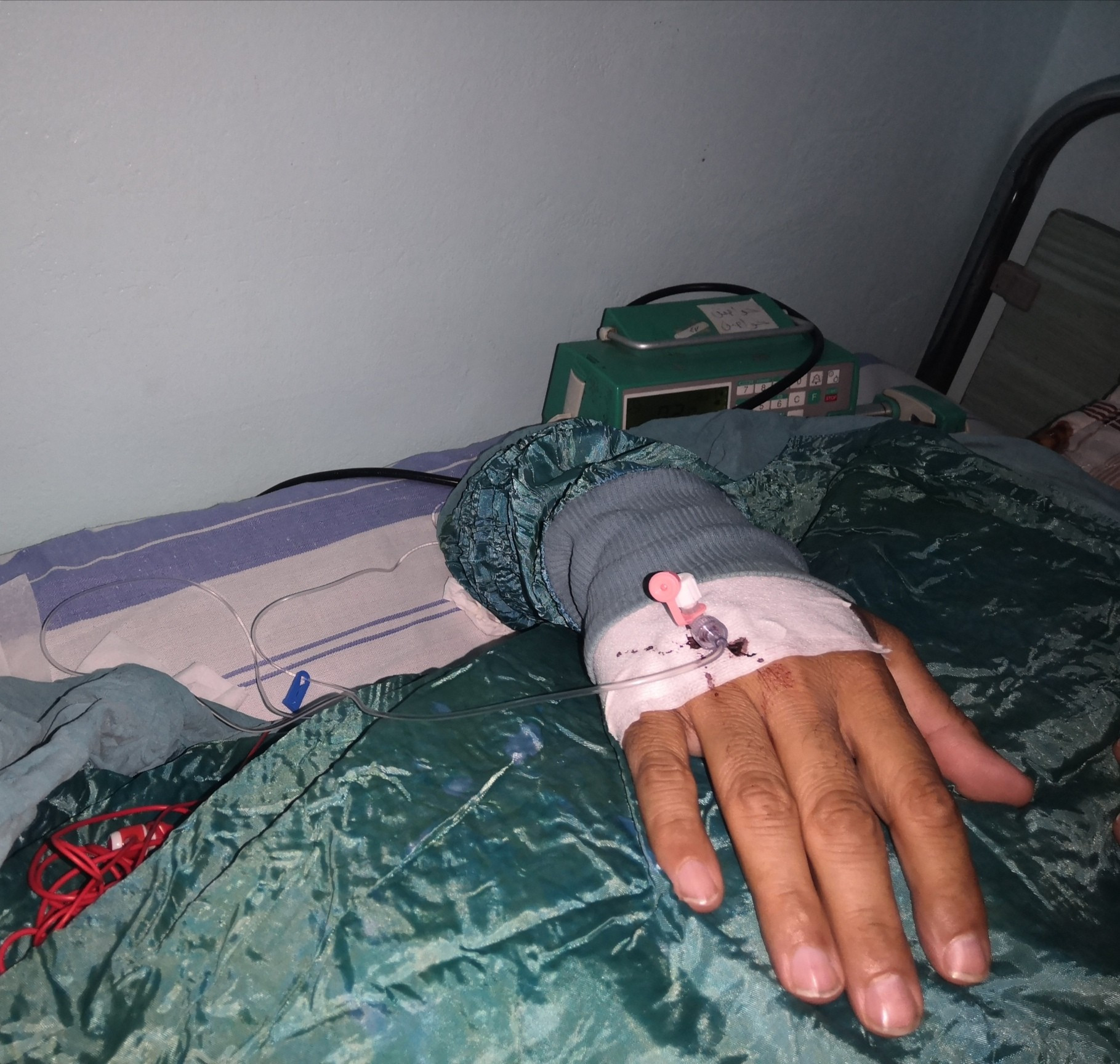 He is in critical situation, needs urgent surgery