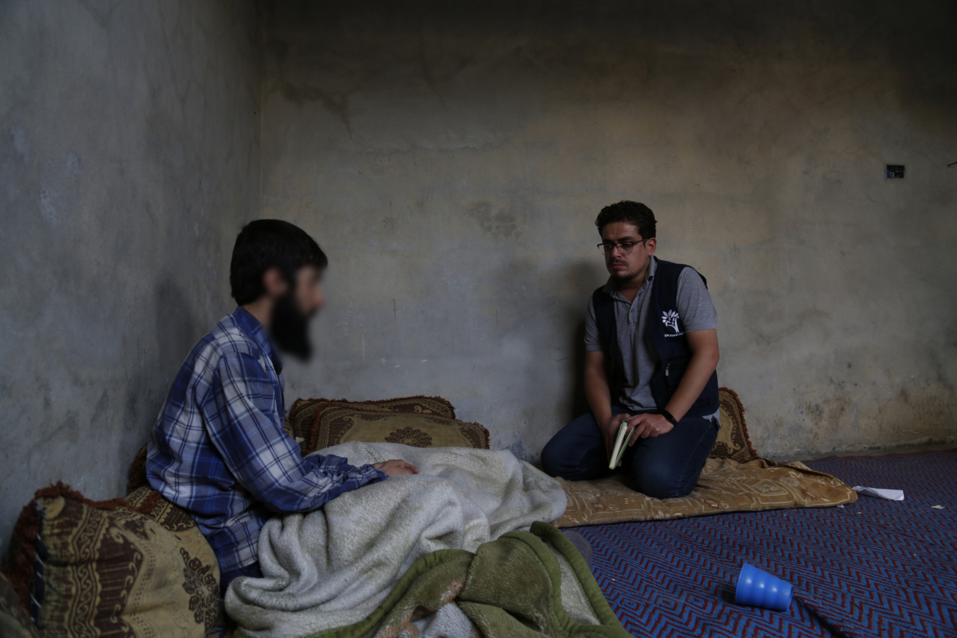 Maher is blind and has children who needs your support