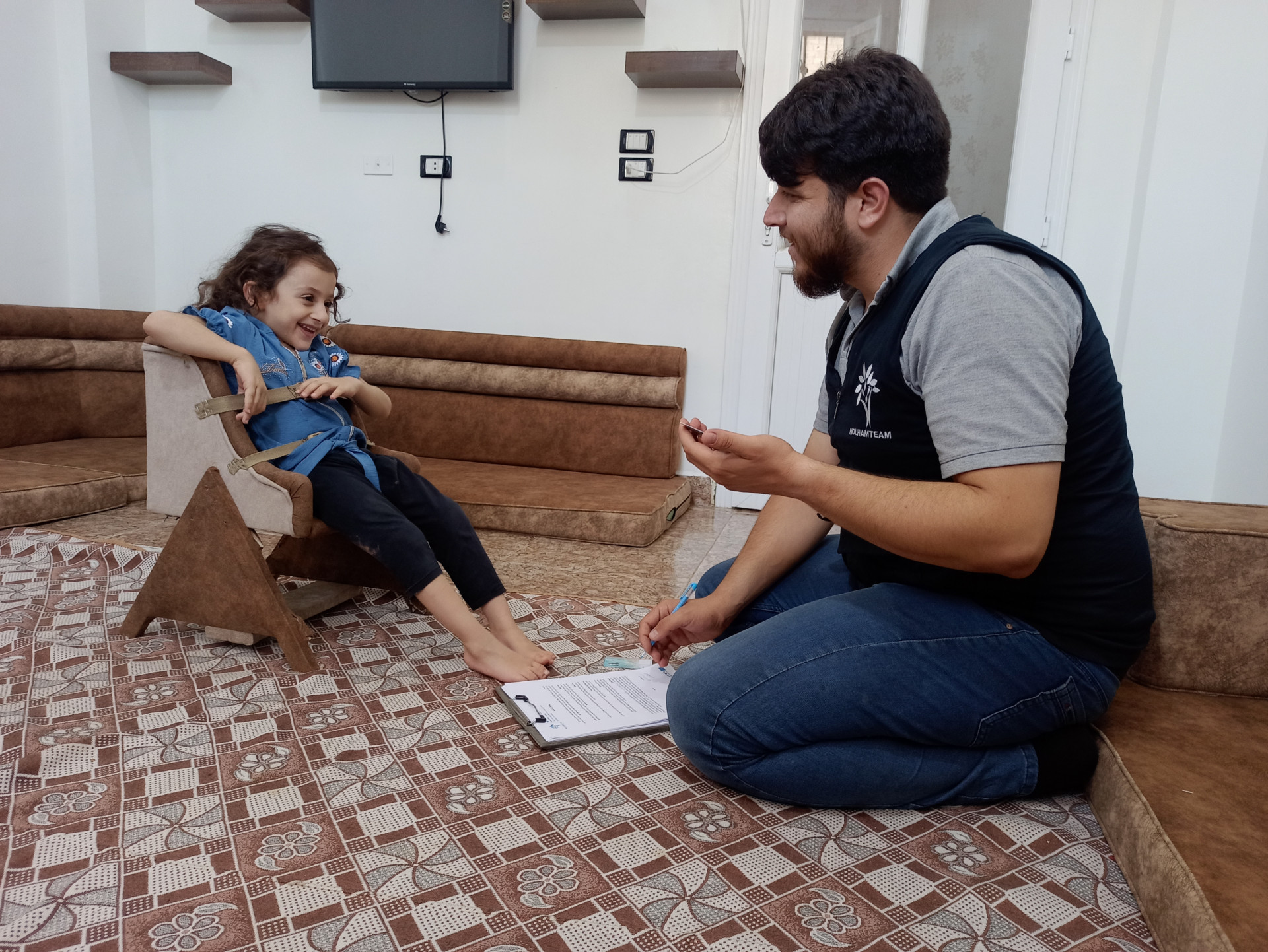 Fatima is a child suffering from cerebral palsy, is in urgent need of physical therapy sessions!