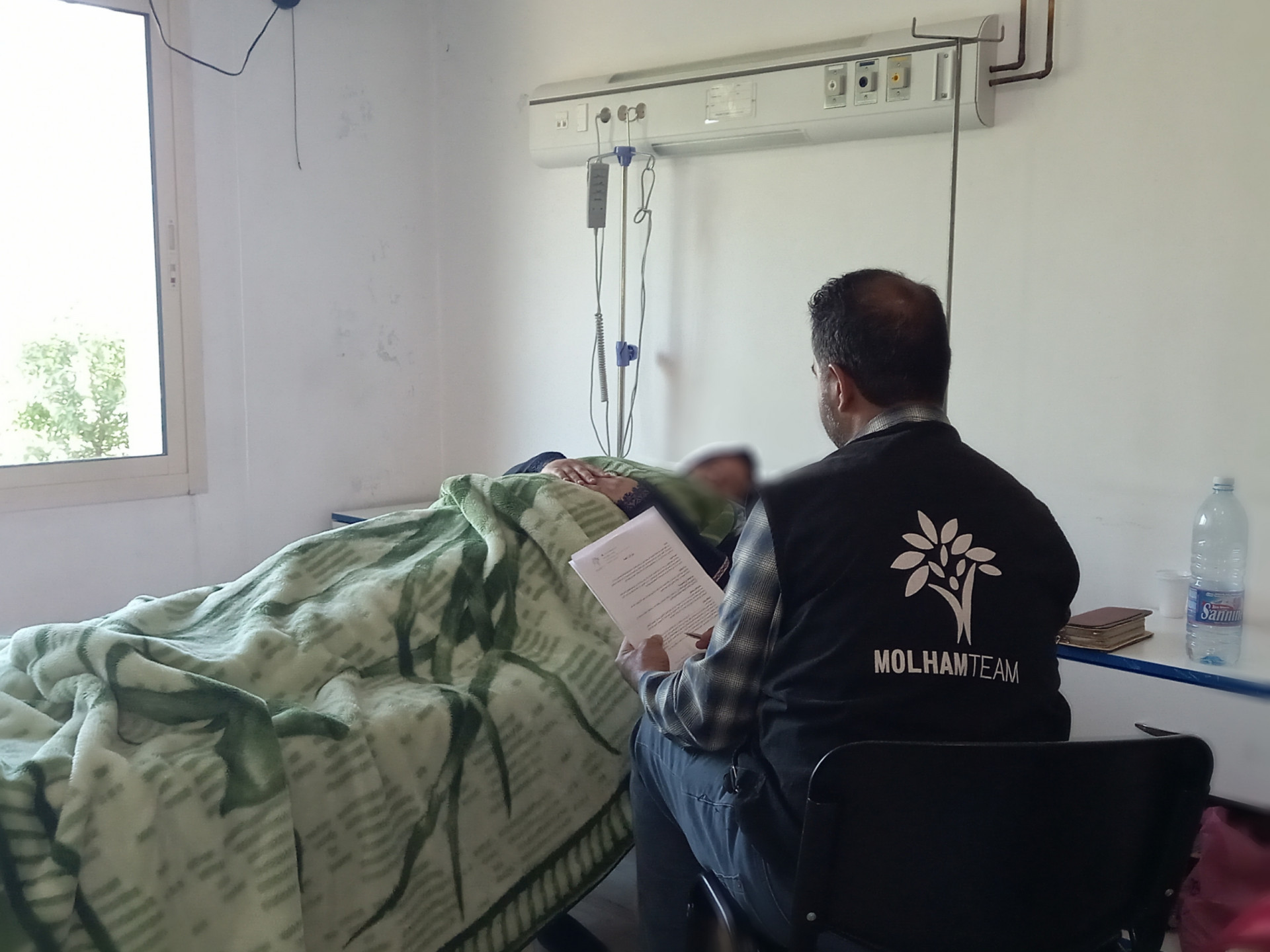 A sick woman needs surgery and has no sponsor