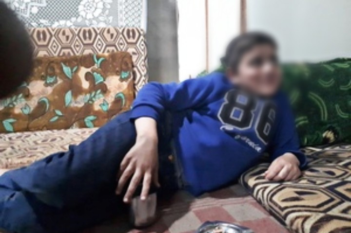 A child with disease