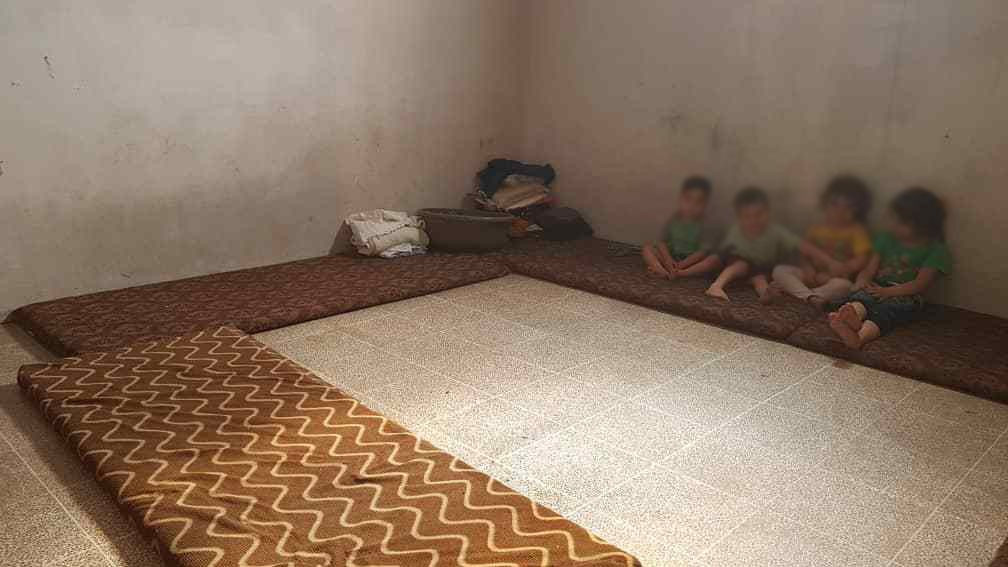 Many families live in one house, in need for financial support to pay the rental fees