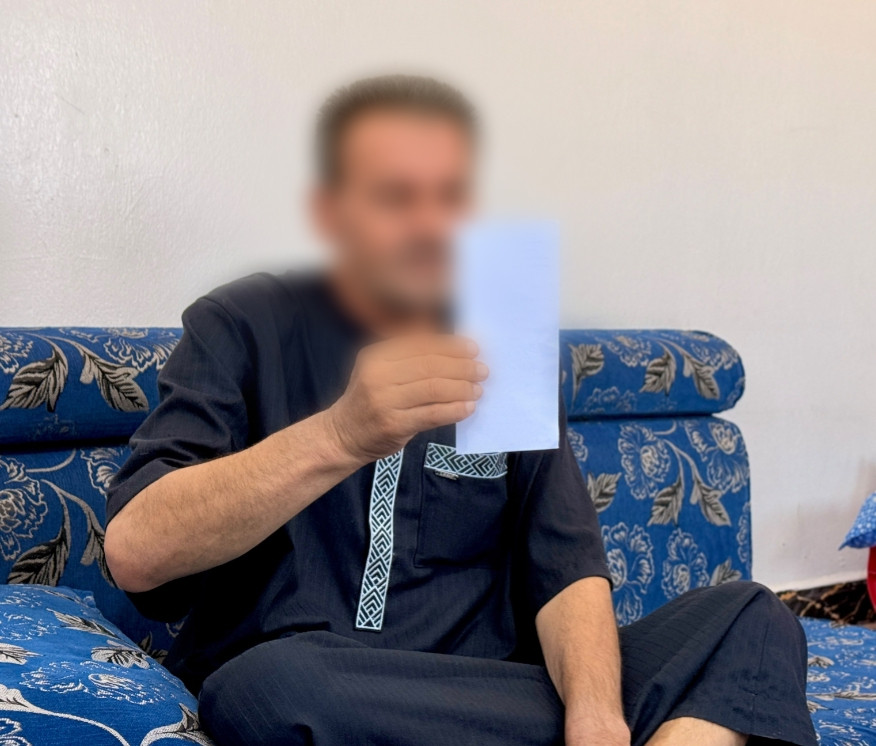 فقدان البصر يؤرق العم هيثم