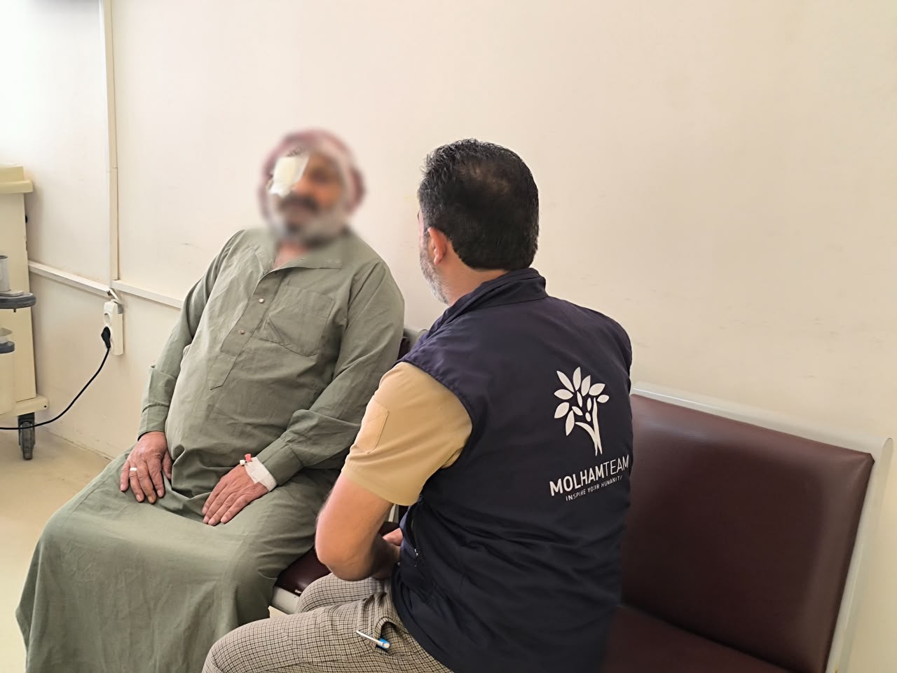 العم شعبان يخشى فقدان بصره