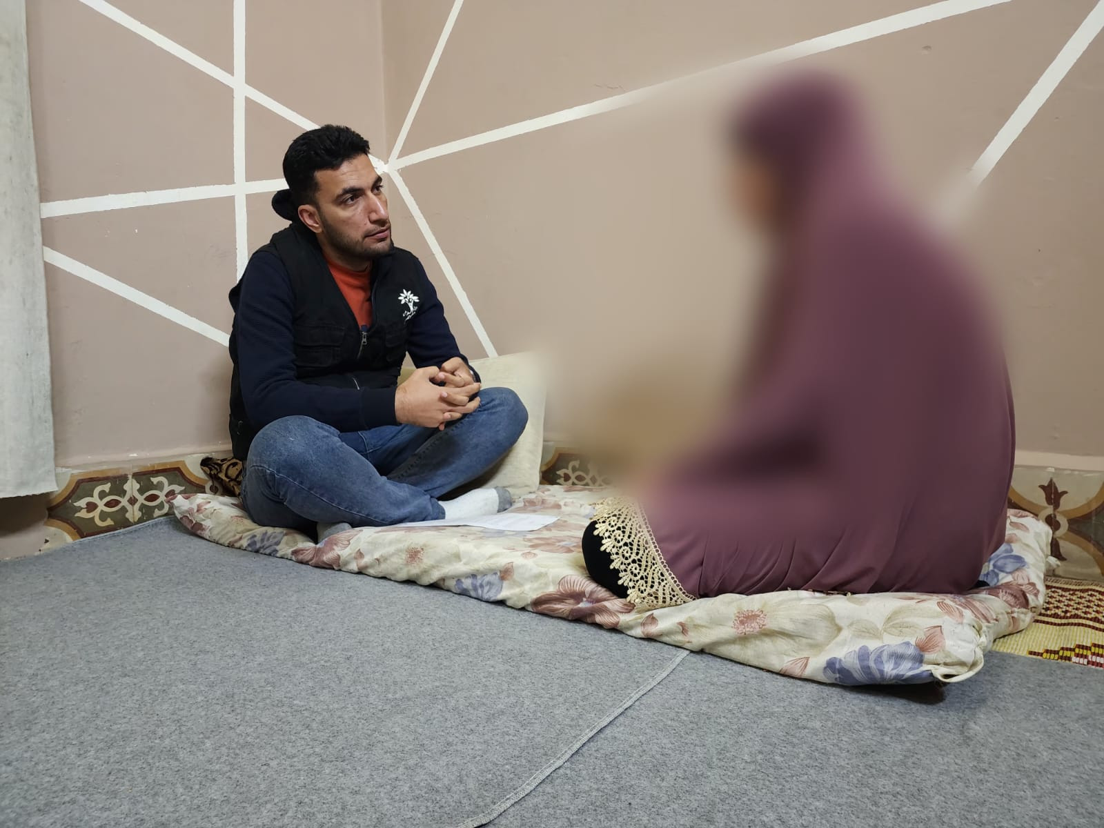 Amid the agony of illness and the pangs of estrangement, Aisha lies restlessly tossed in her bed.