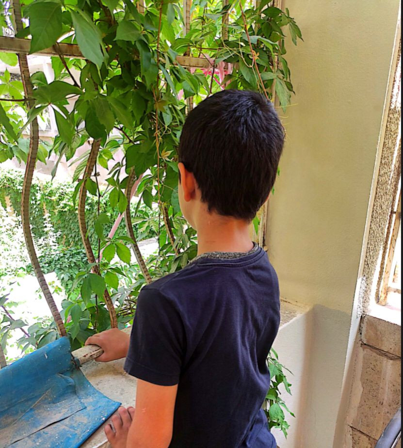 Anas, an orphan from Homs