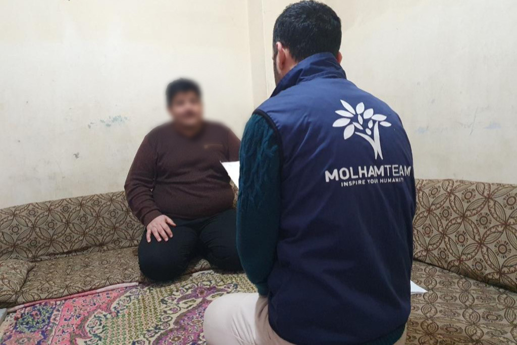 Muhammad has a permanent disability due to war injury