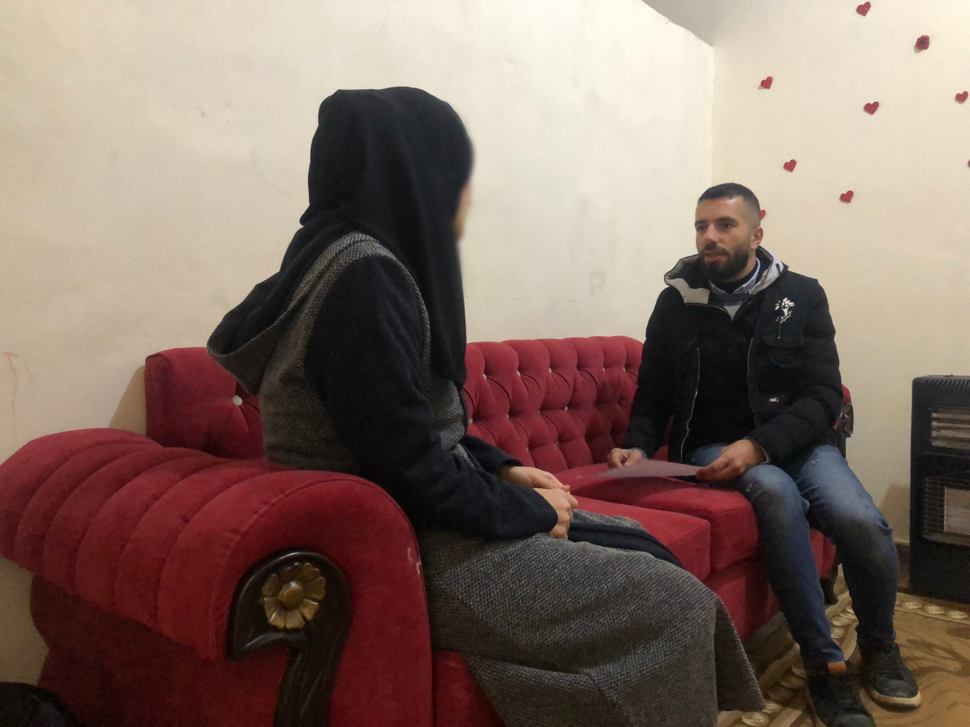 Qamar, a mother suffering to provide for her children