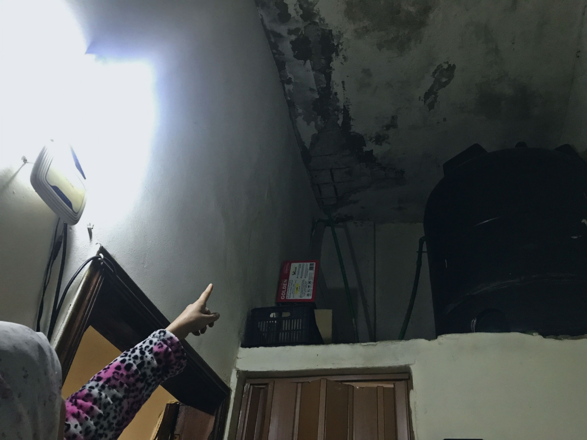 Jumana and her orphaned children live very difficult living conditions