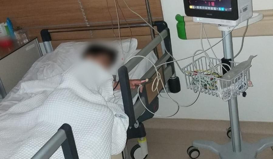A 5-year-old boy with cancer