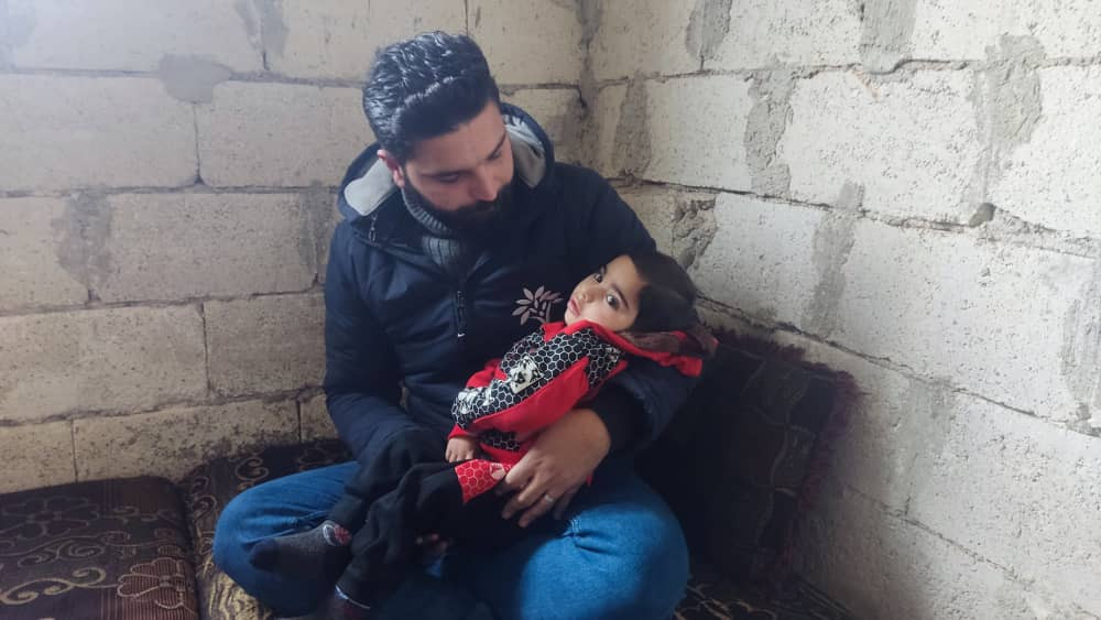 Abdel Nasser is a child suffering from cerebral atrophy and other diseases.