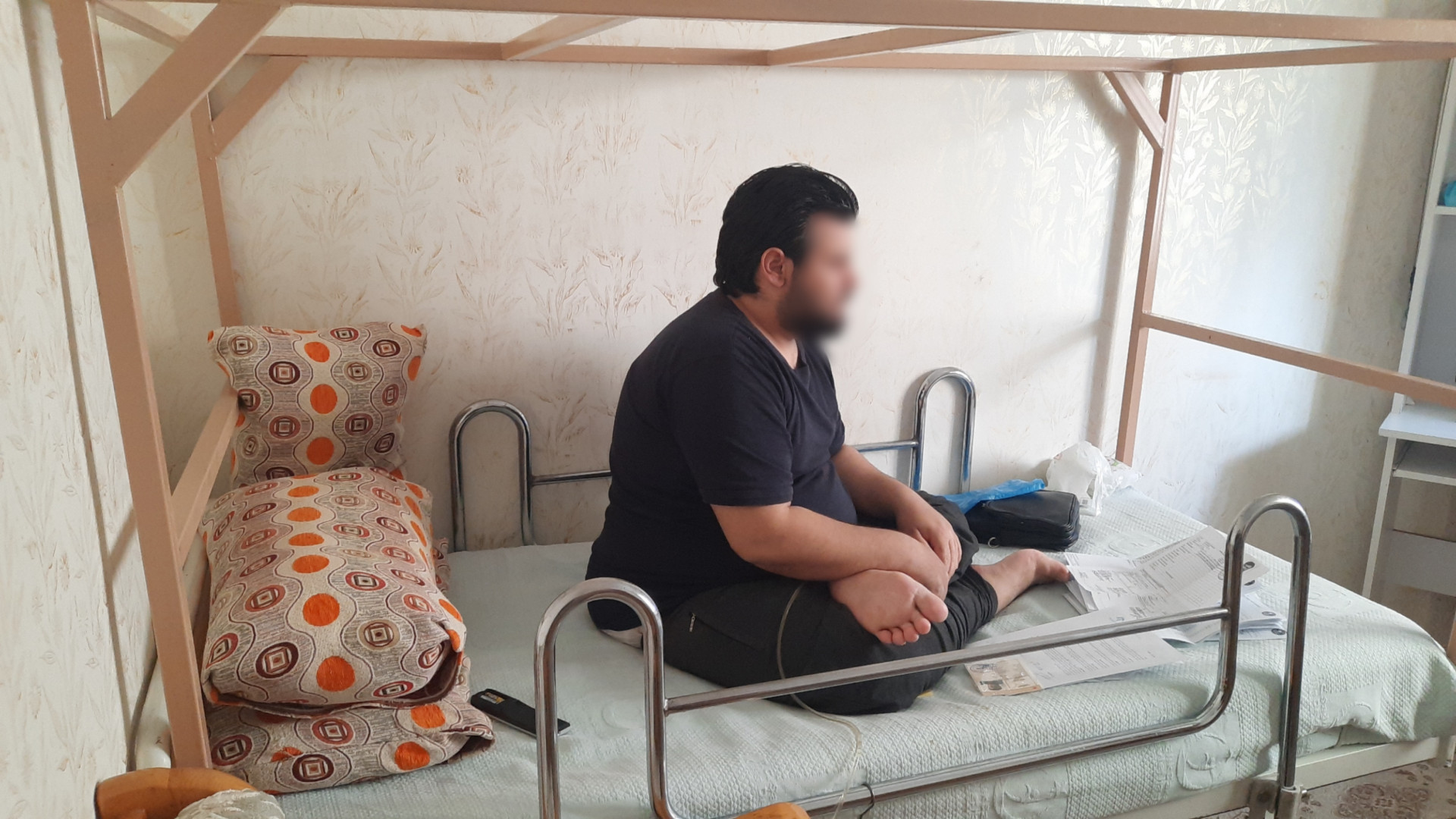 Alaa is paraplegic, needs permanent medical essentials.