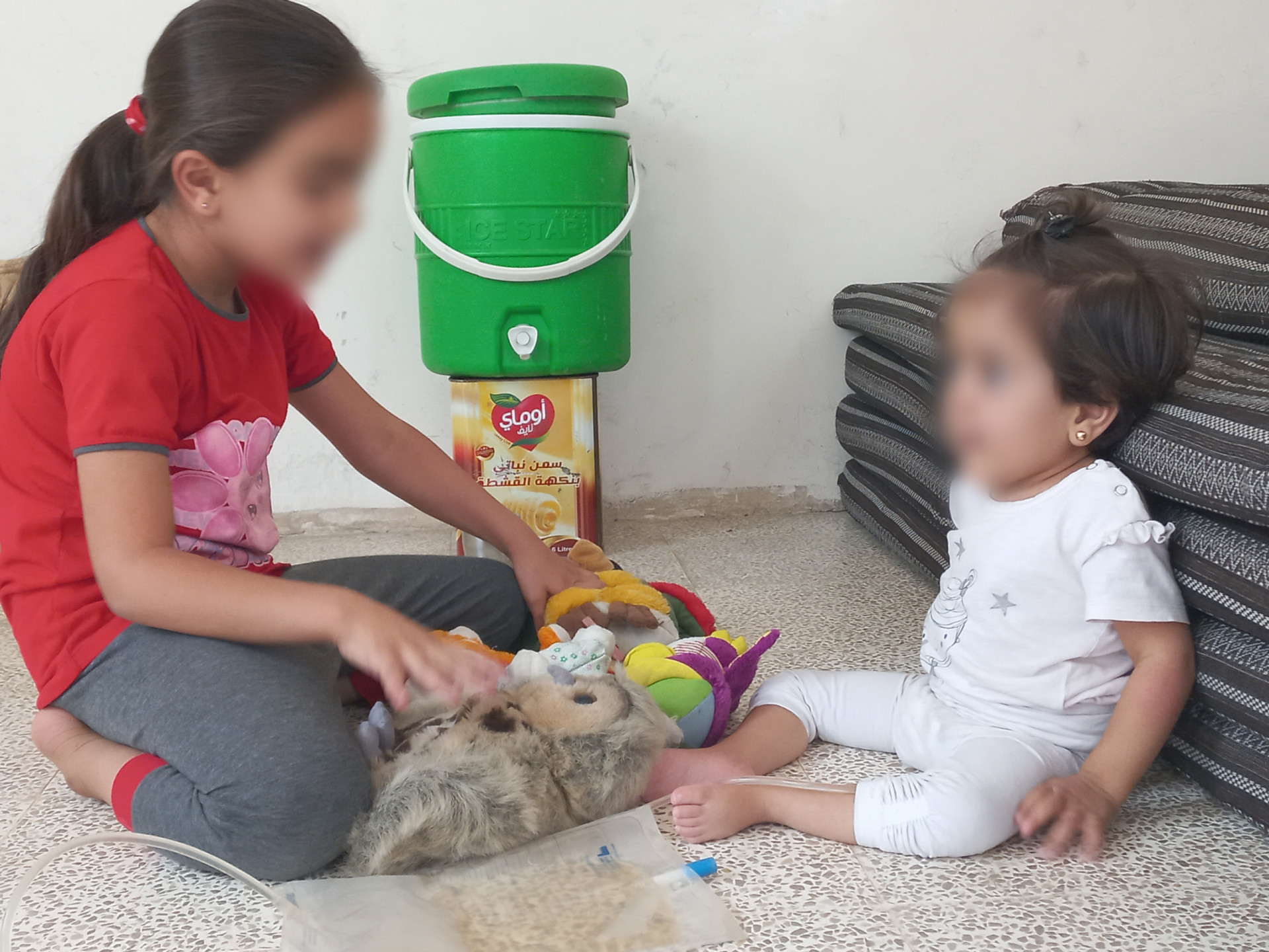 Razan suffers from paralysis and other health disorders.