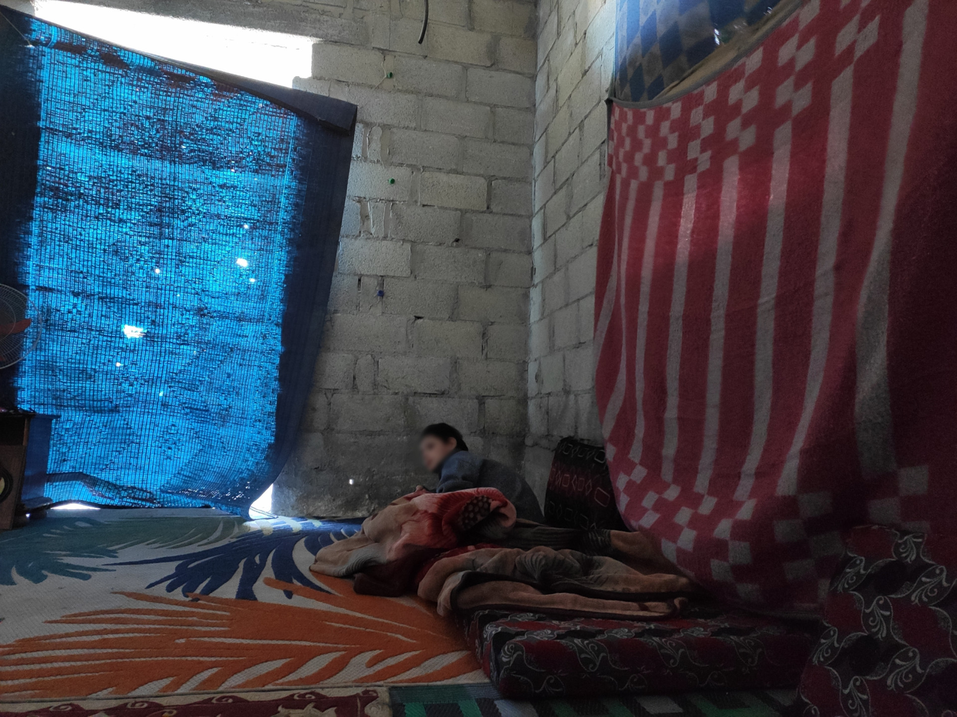 He has herniated disc and is unable to provide his sick son needs
