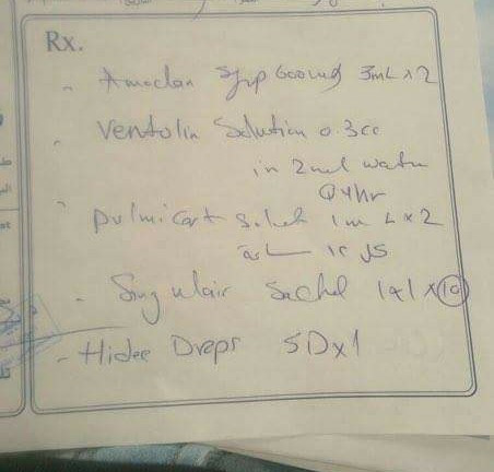 a refugee kid in need for treatment expenses