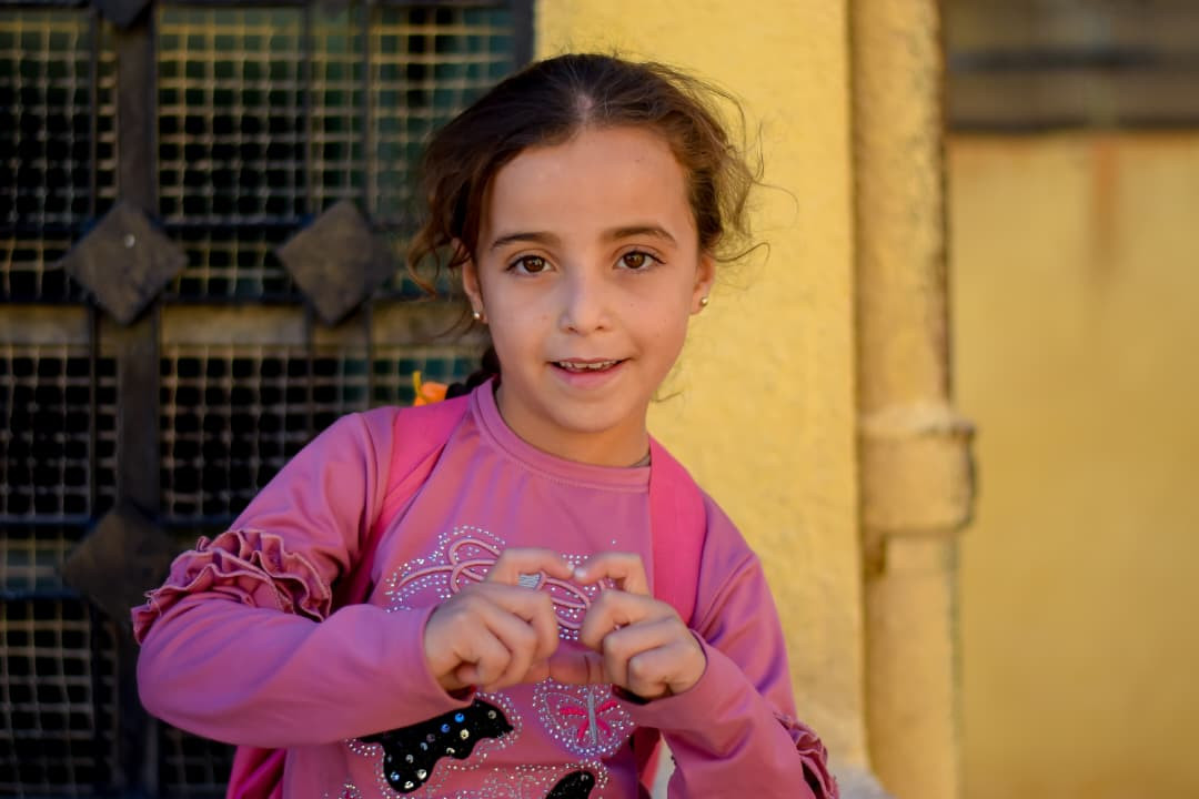Noura, an orphan from Aleppo