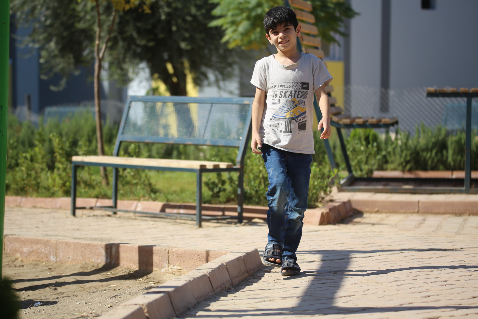 Jamil is an orphan from Maarat Al-Numan