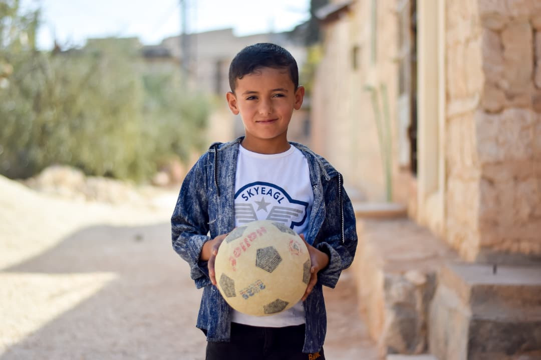 Median is a child from Aleppo