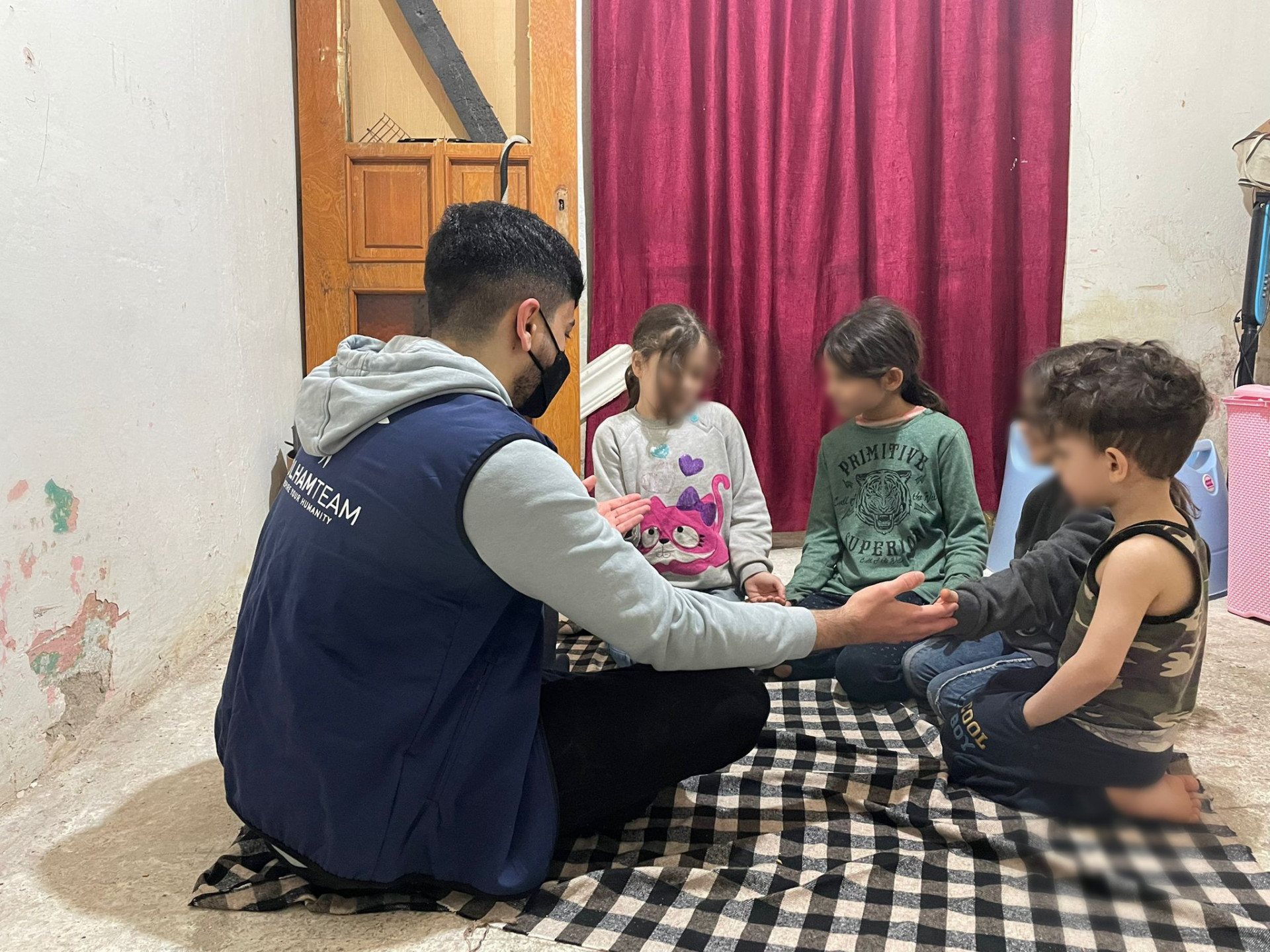 Due to poverty, Khitam's children could not get education