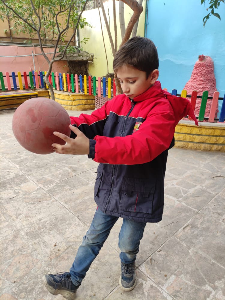 Abdulqader, an orphan who lost his father due to shelling