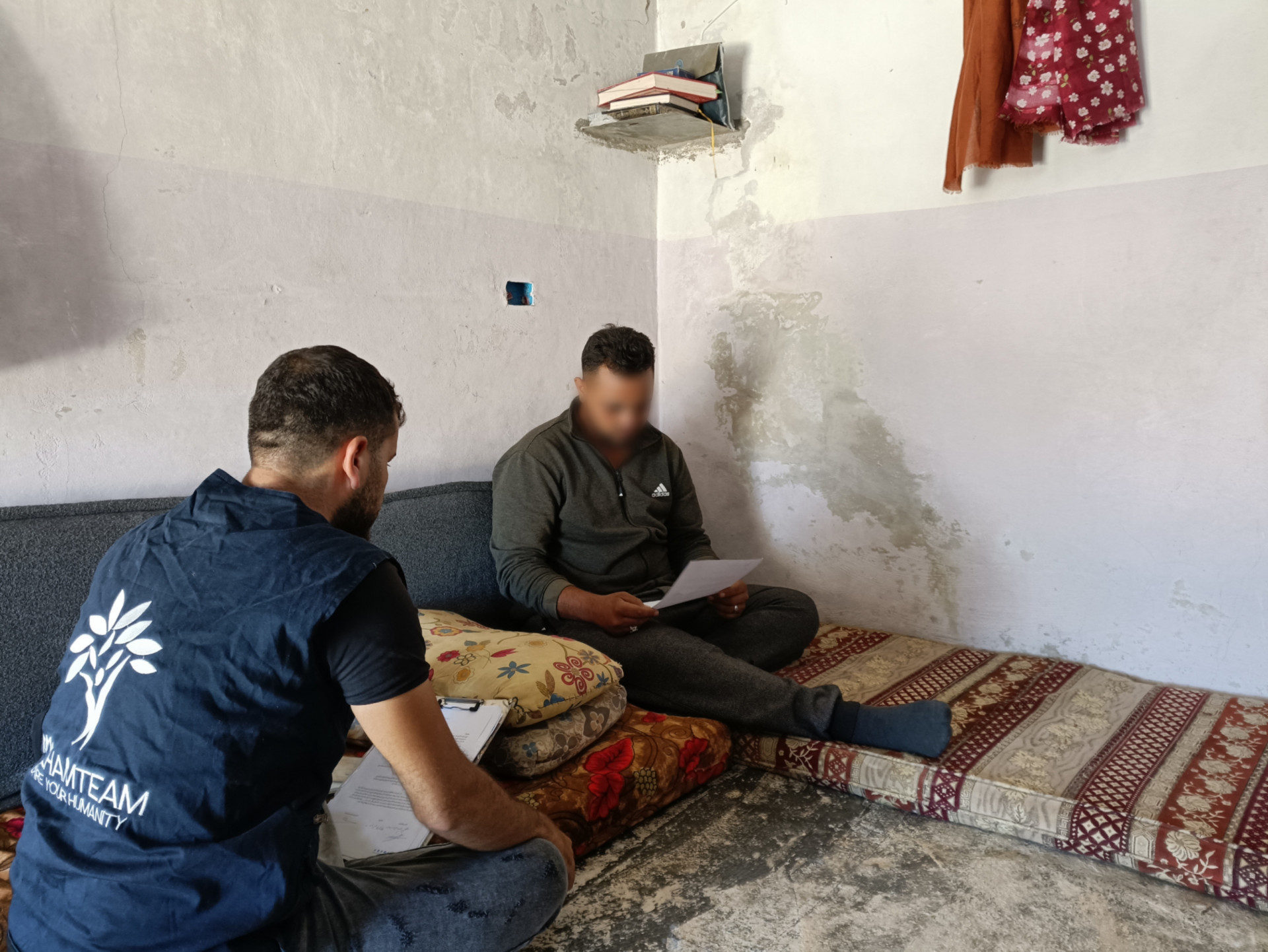 Ahmed is handicapped as a result of an injury