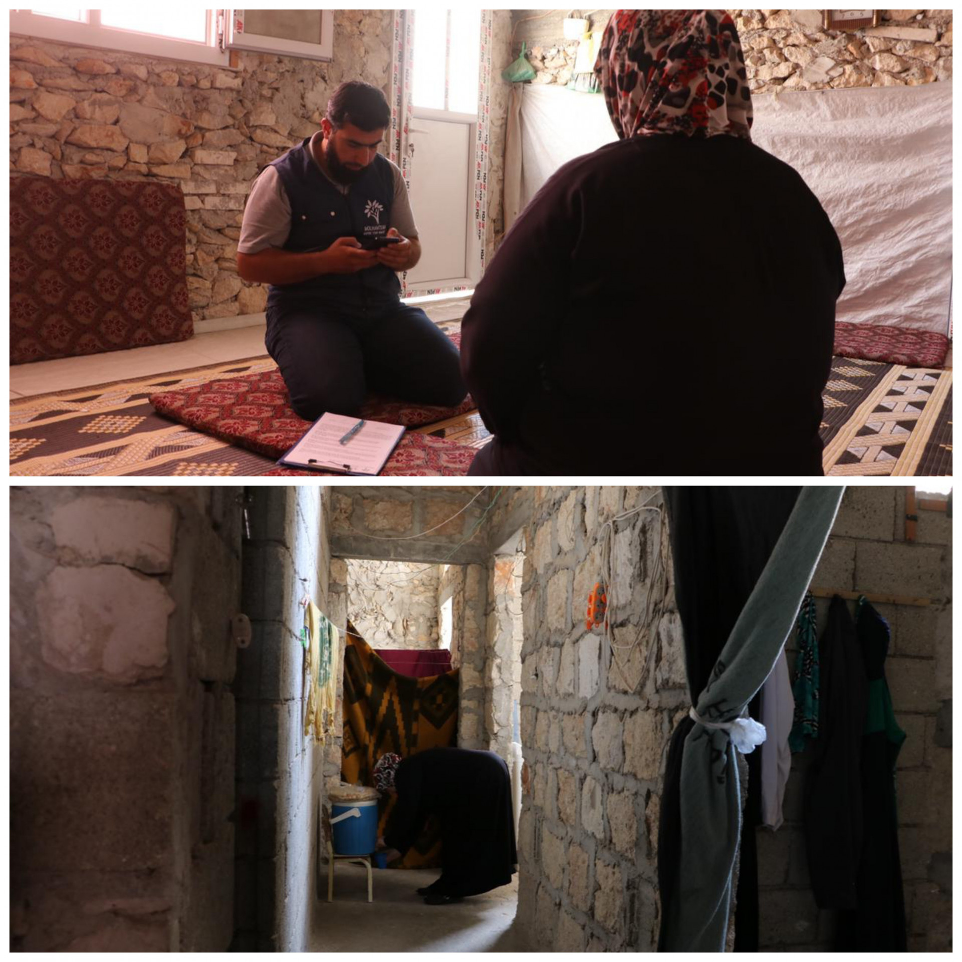Izdihar lives in hard conditions and suffers from many health problems.