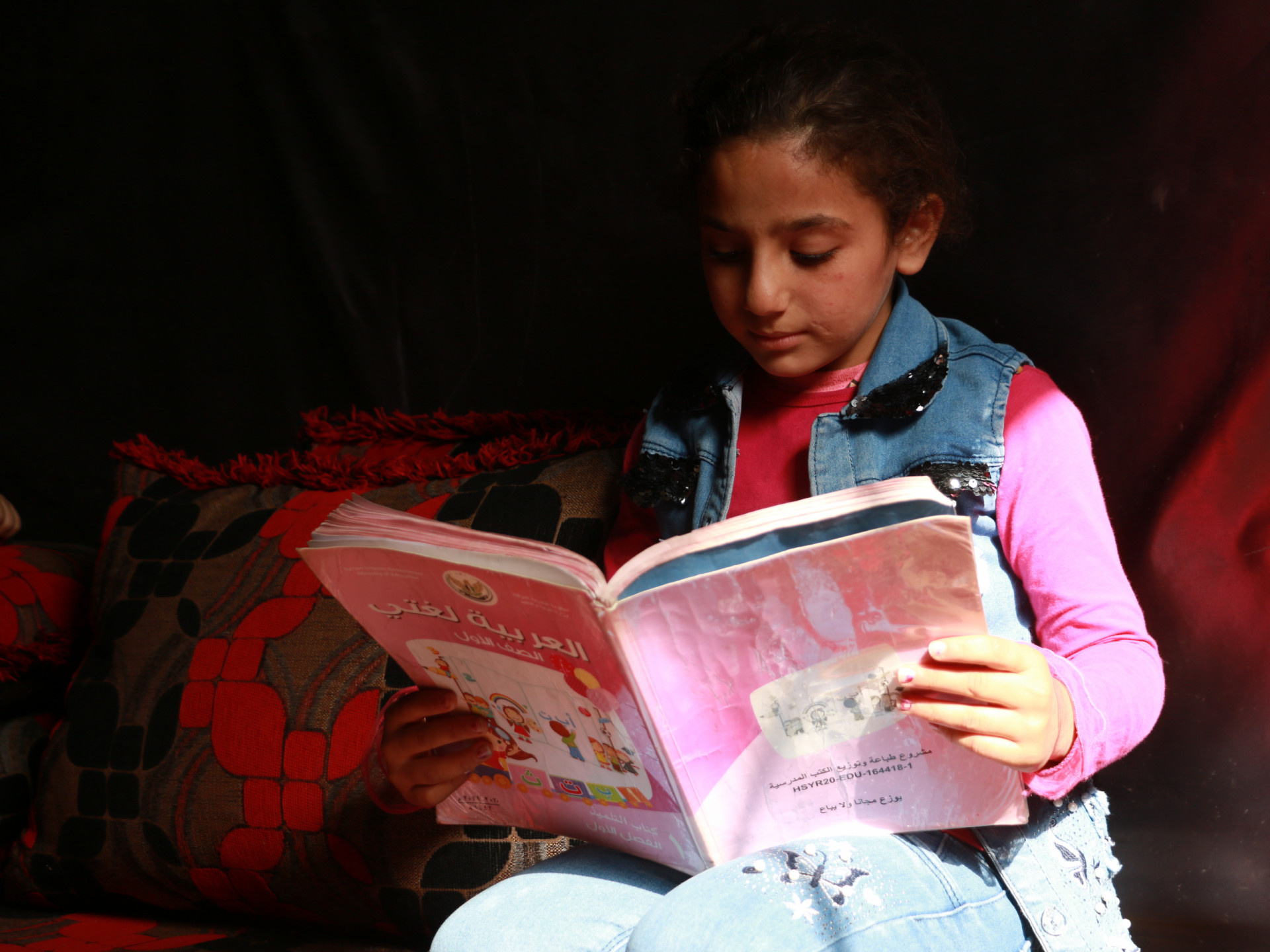 Ghadeer is a girl from Idlib
