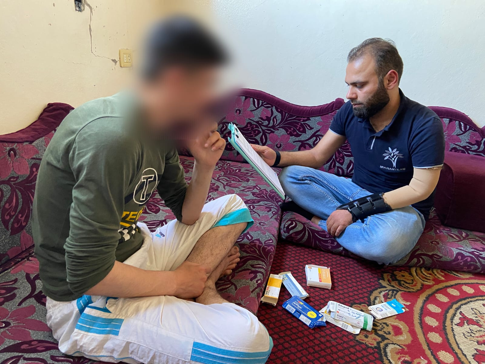 Muhammad suffers from epilepsy and lives with his family in difficult living conditions!