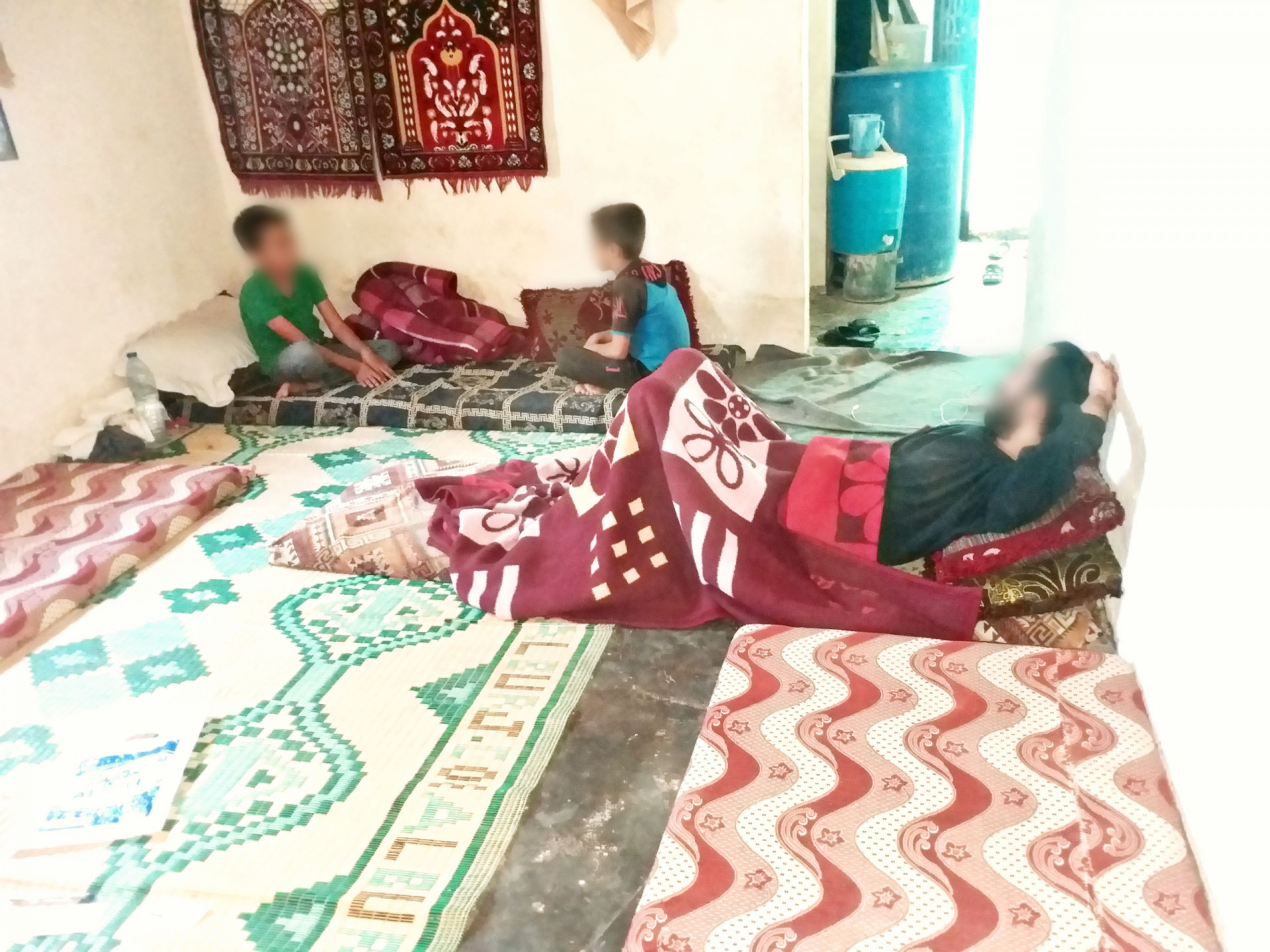 Sobhia, her son with special needs, and her two orphaned grandchildren need your support