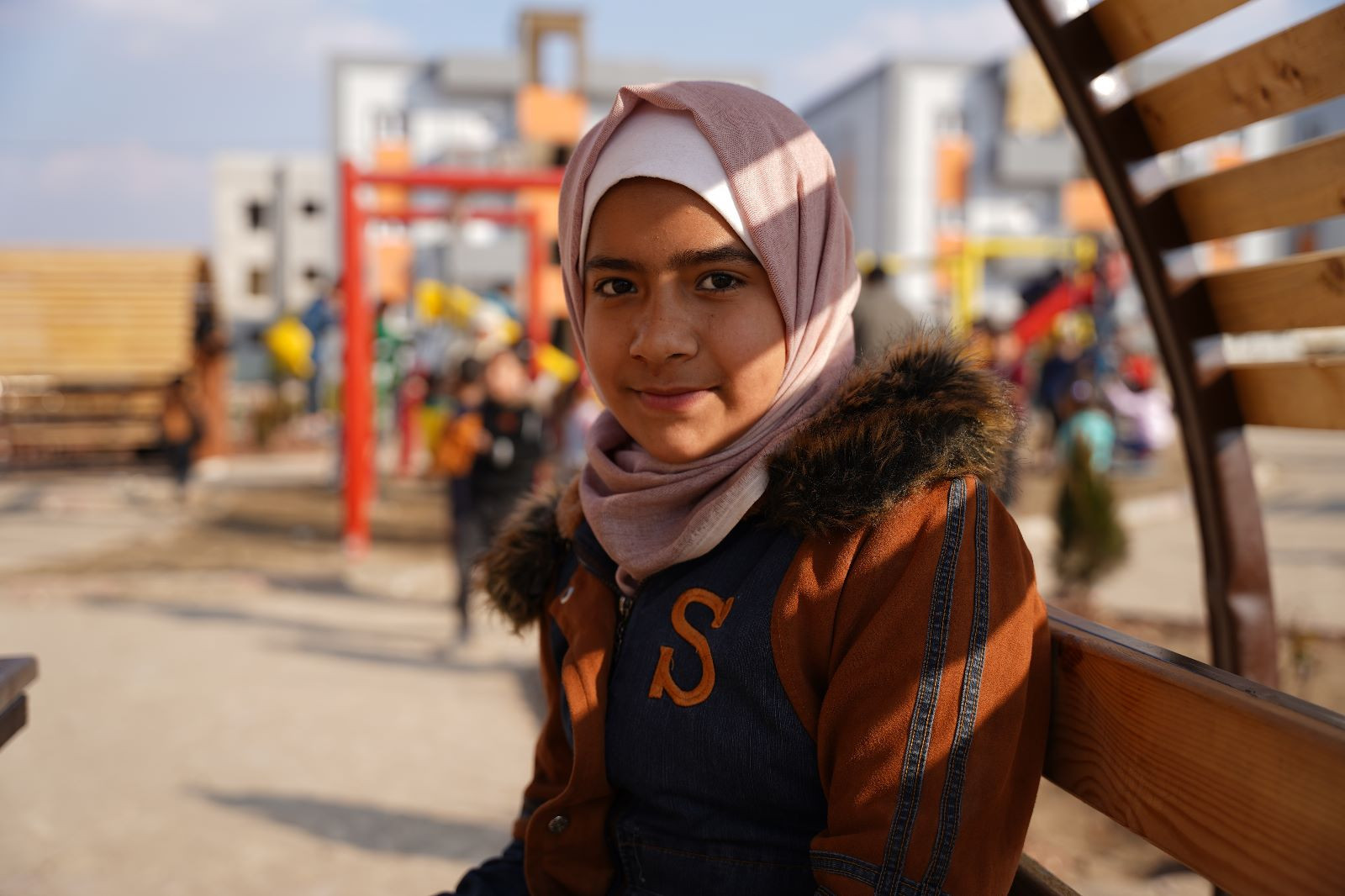 Malak, an orphan girl from Maarat an-Numan