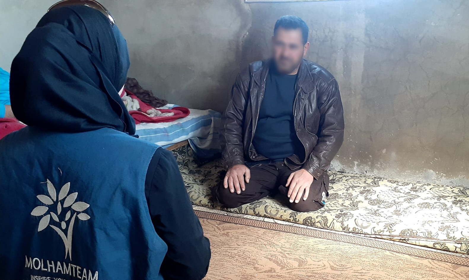 He is in severe pain and is unable to work nor provide for his family.