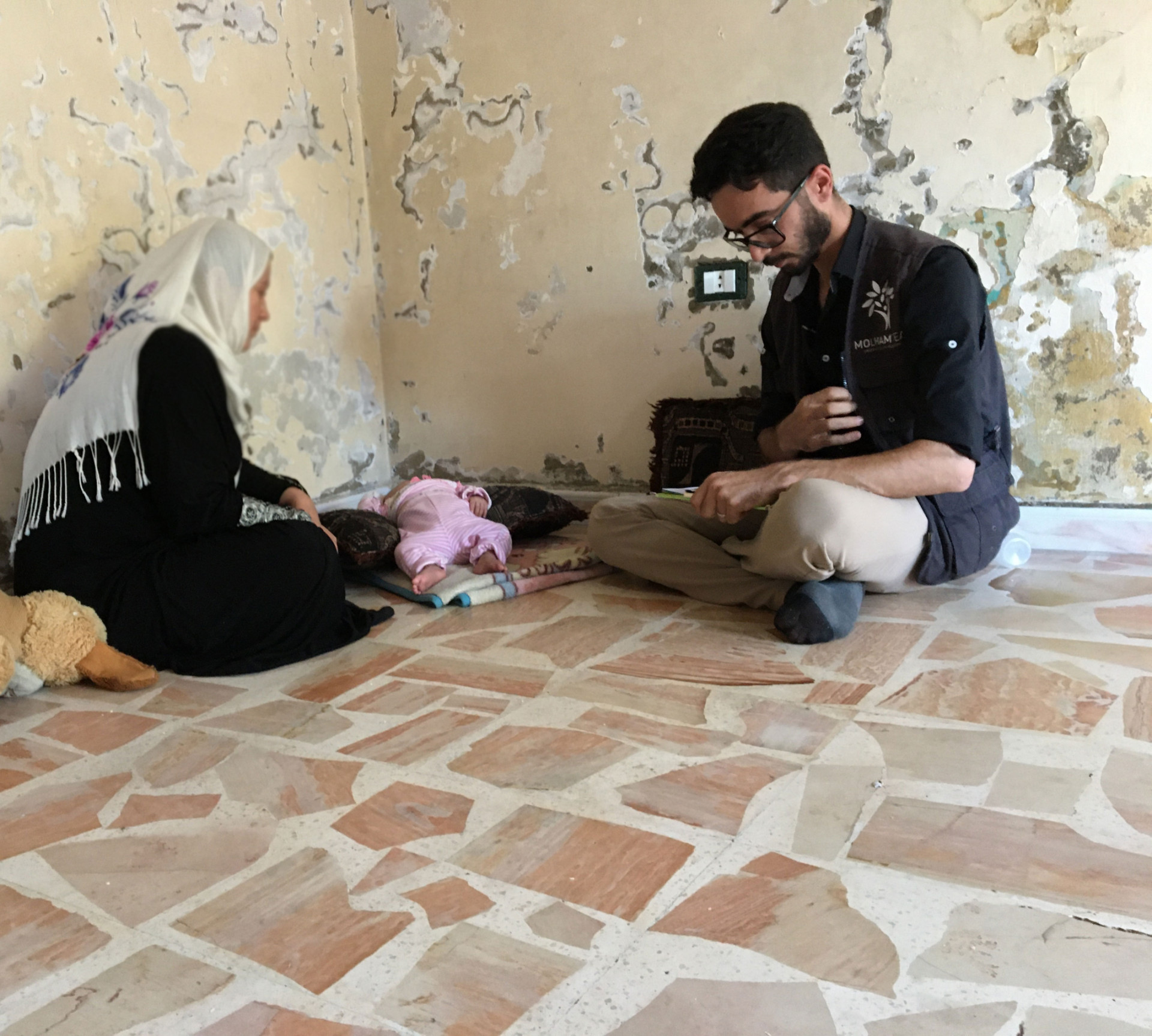 A sick father, and a baby who was about to die of starvation...