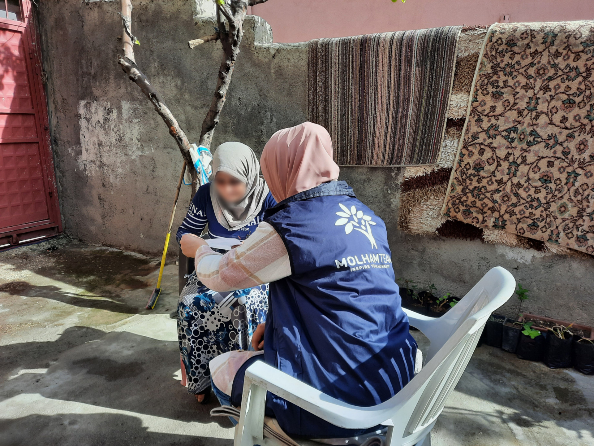 Faiza works for a pittance to support her family