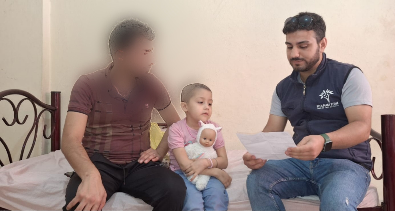 Heavy burdens and a sick child have broken the heart of Uncle Hudhayfah.