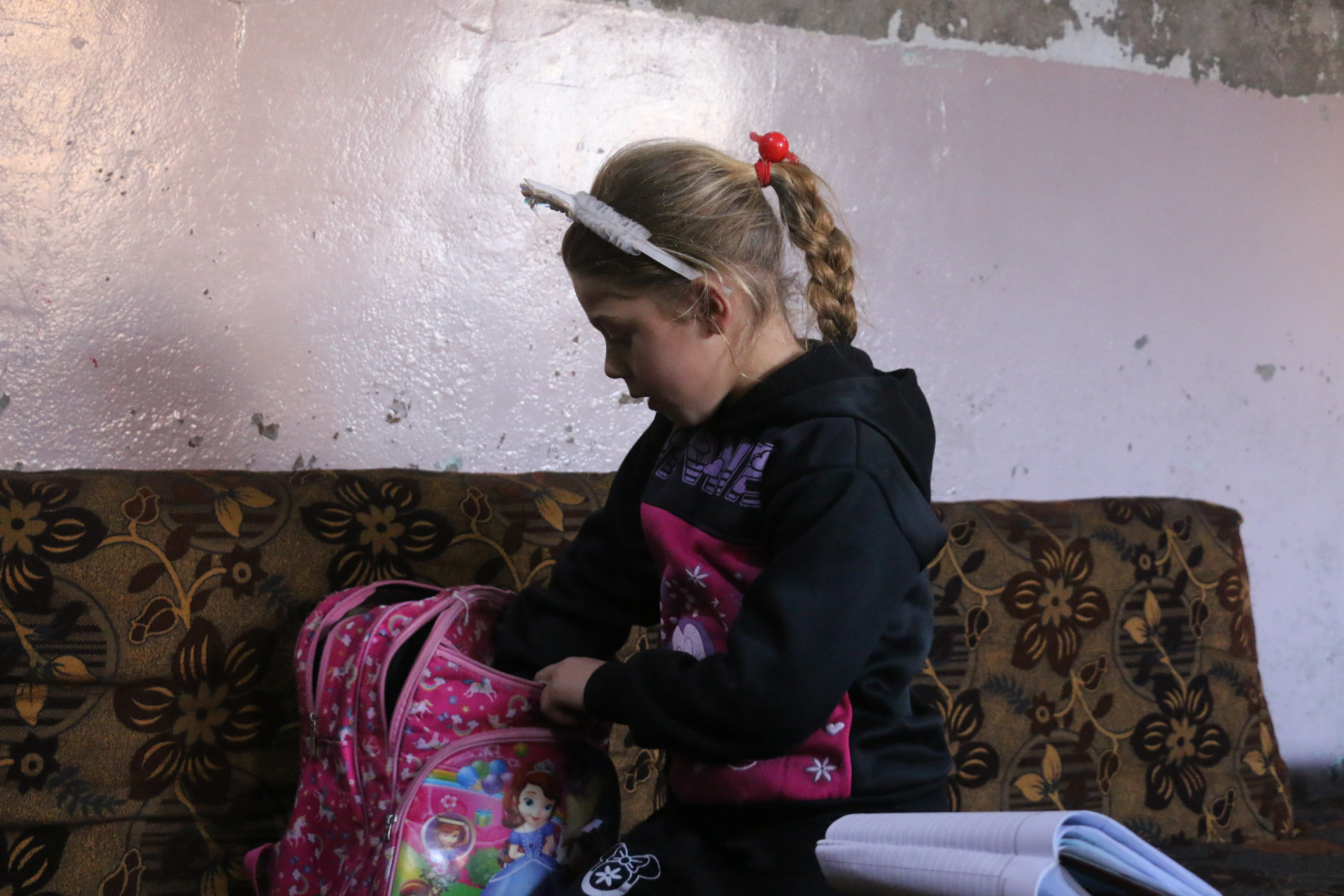 Turkia is an orphan girl from rural Aleppo