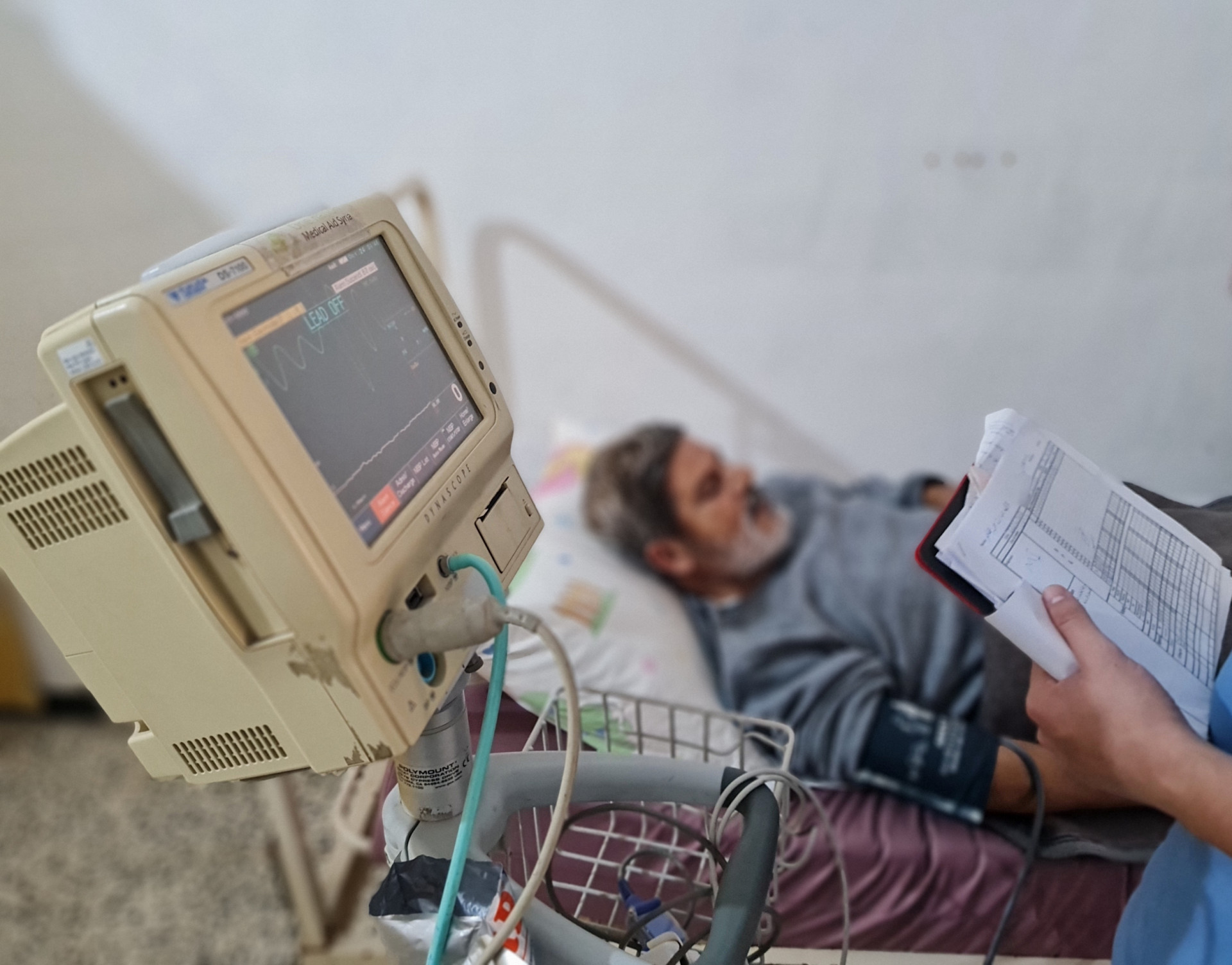 Ghiath needs urgent cardiac stent surgery.