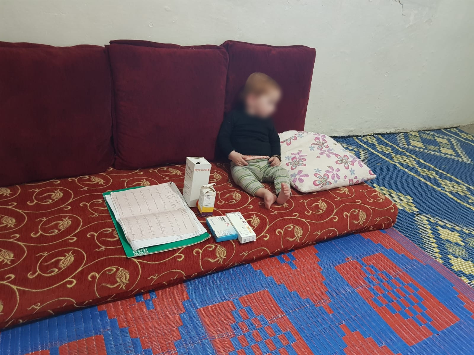 A house where there are two children with heart disease who need your help