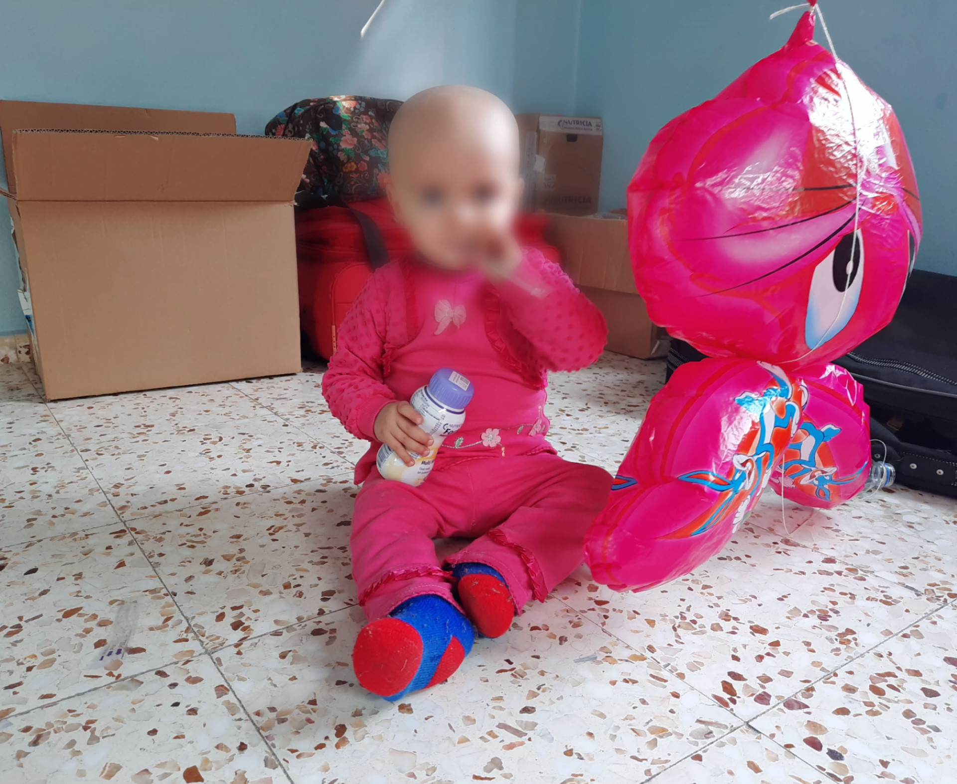 A family suffers in poor health and living conditions