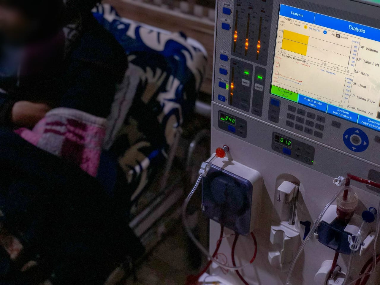 Fadia has hepatitis and her health condition deteriorated