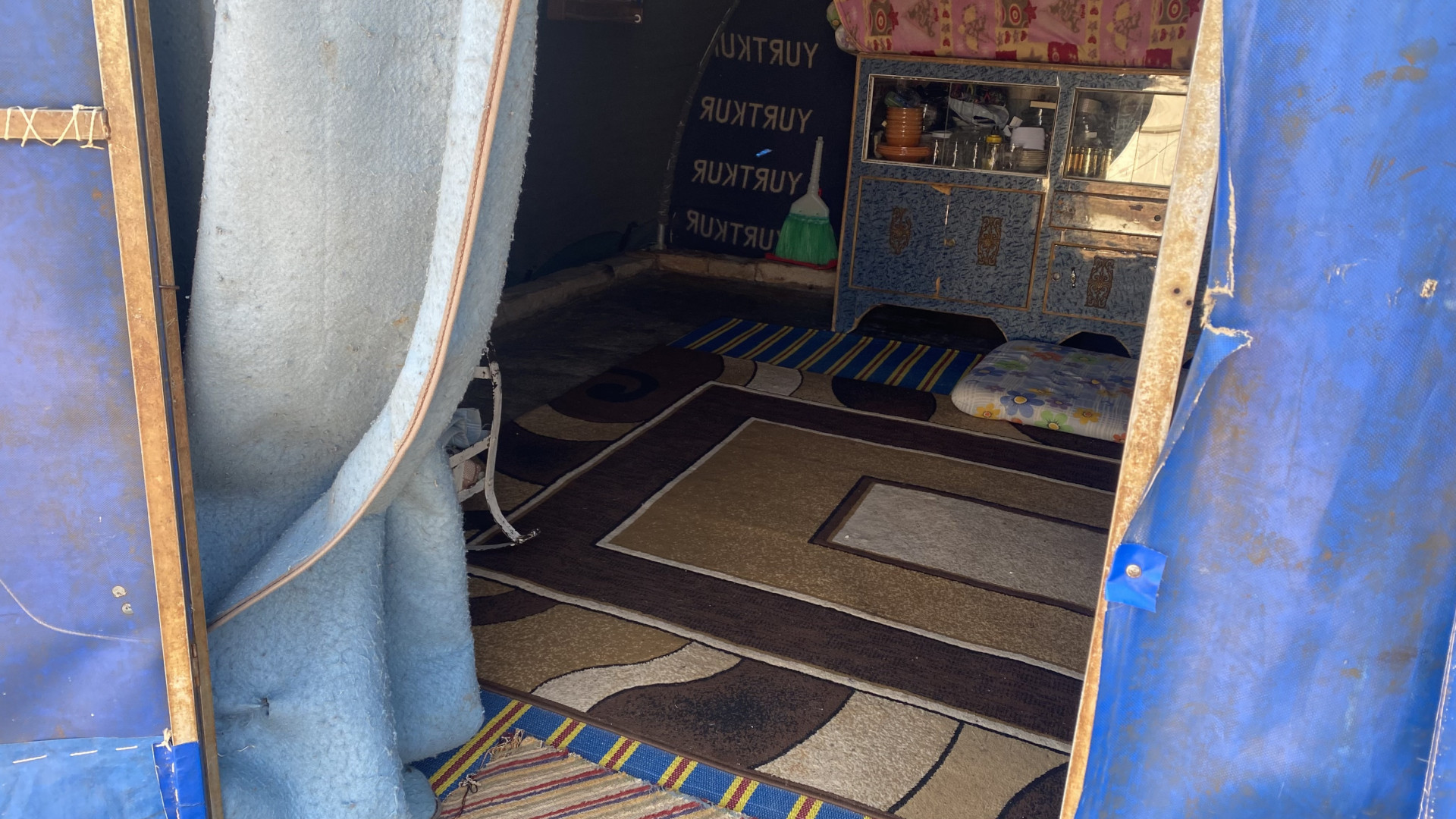 Khaled and his family live in bad conditions.