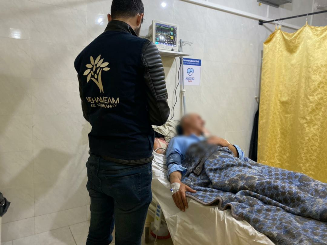 An old man in urgent need of surgery