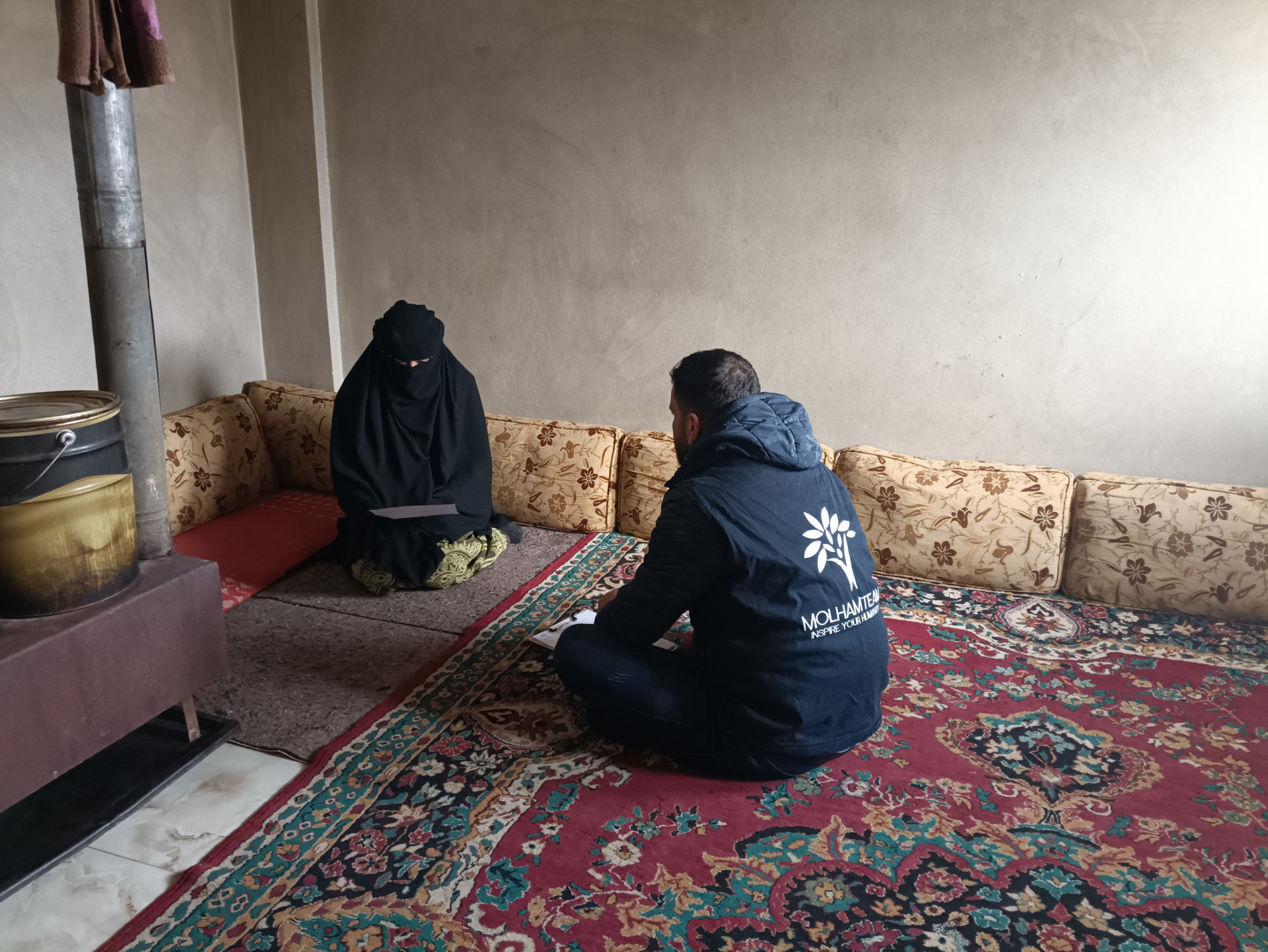 A woman and her orphaned children need your support