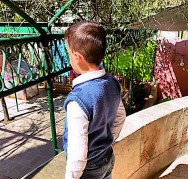 Khaled is an orphan boy who was born in Idlib.