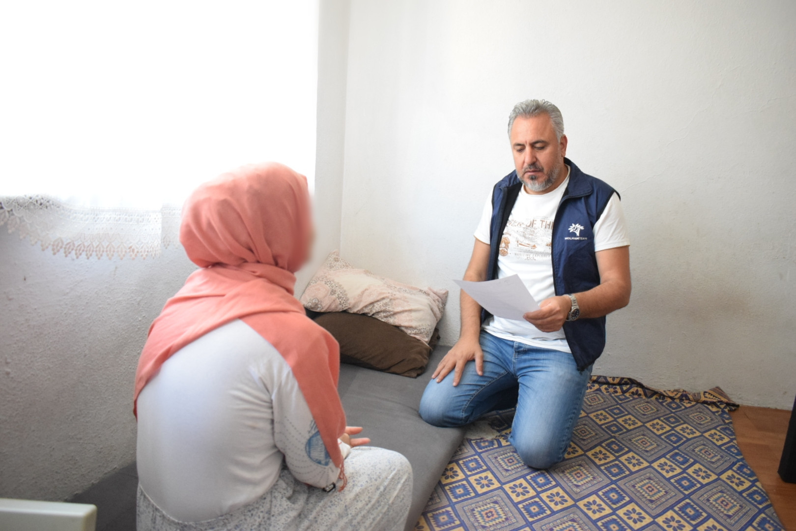 Mervat and her children live in dire poverty
