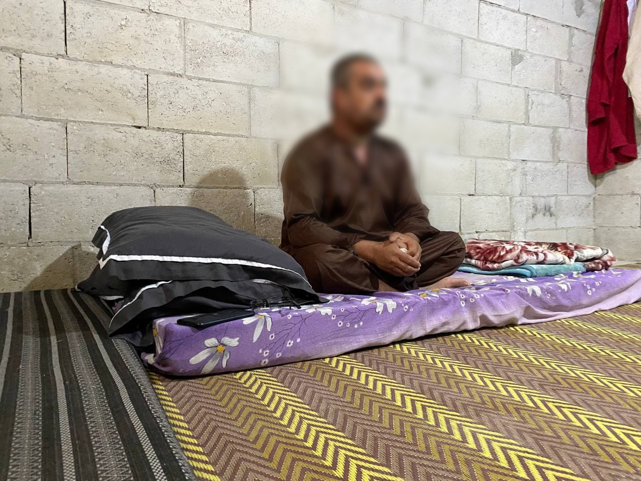 Firas suffers from laryngeal cancer and needs help to secure voice prosthesis