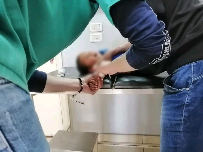 Ibrahim is with arm fracture and needs surgery