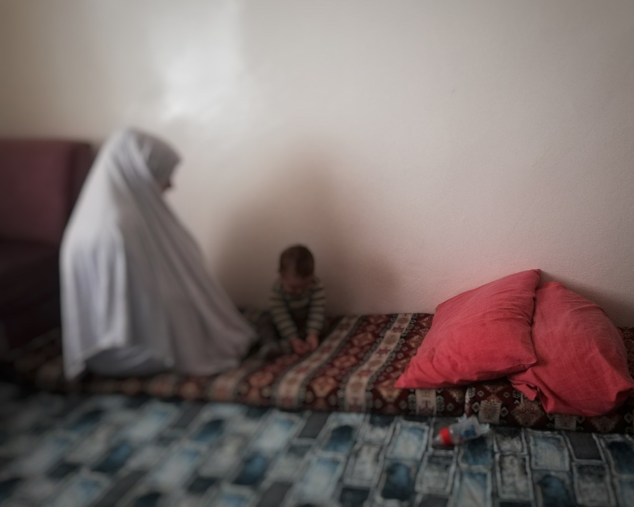 A pregnant woman is with malnutrition