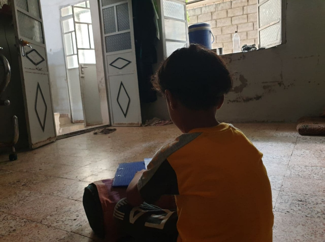 محمد طفل يتيم من مدينة حلب